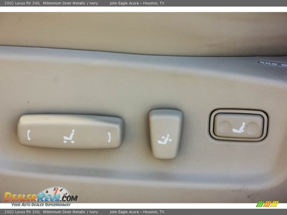 2002 Lexus RX 300 Millennium Silver Metallic / Ivory Photo #16