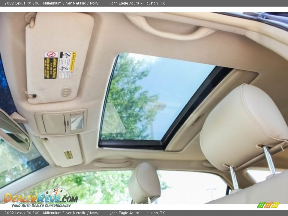 2002 Lexus RX 300 Millennium Silver Metallic / Ivory Photo #17