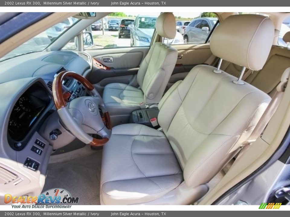 2002 Lexus RX 300 Millennium Silver Metallic / Ivory Photo #18