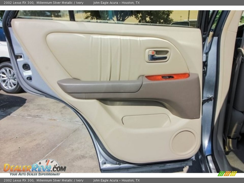 2002 Lexus RX 300 Millennium Silver Metallic / Ivory Photo #19