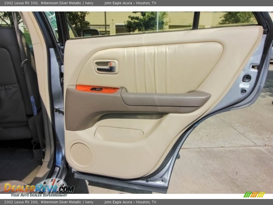 2002 Lexus RX 300 Millennium Silver Metallic / Ivory Photo #22