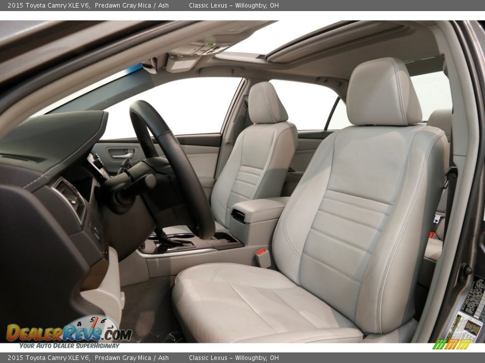 2015 Toyota Camry XLE V6 Predawn Gray Mica / Ash Photo #5