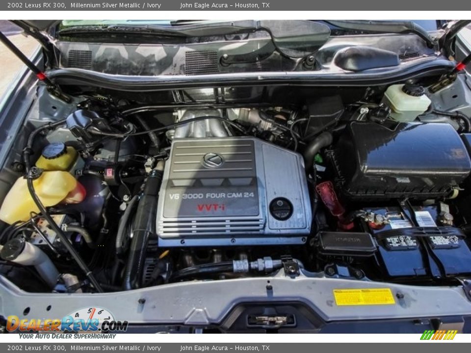 2002 Lexus RX 300 Millennium Silver Metallic / Ivory Photo #26
