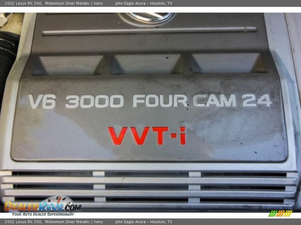 2002 Lexus RX 300 Millennium Silver Metallic / Ivory Photo #27