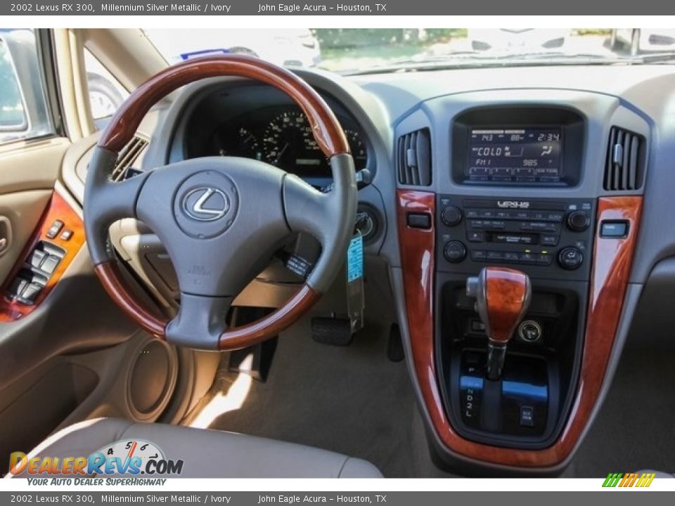 2002 Lexus RX 300 Millennium Silver Metallic / Ivory Photo #28