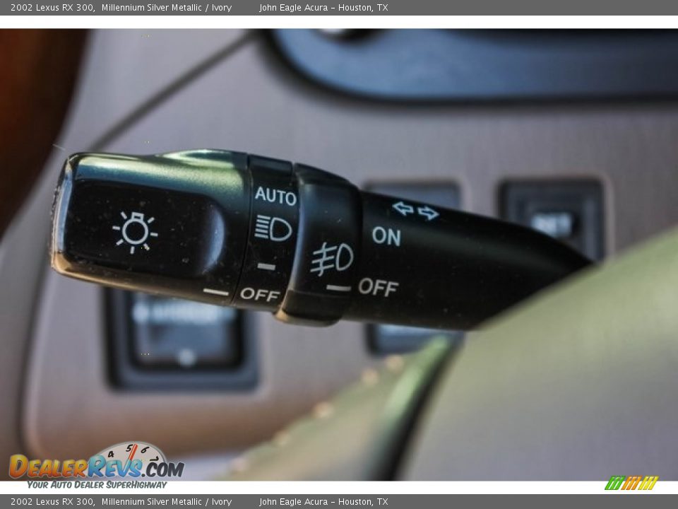 2002 Lexus RX 300 Millennium Silver Metallic / Ivory Photo #35