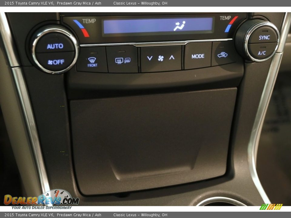 2015 Toyota Camry XLE V6 Predawn Gray Mica / Ash Photo #13