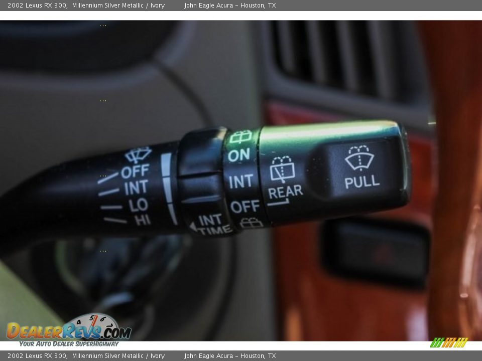 2002 Lexus RX 300 Millennium Silver Metallic / Ivory Photo #36