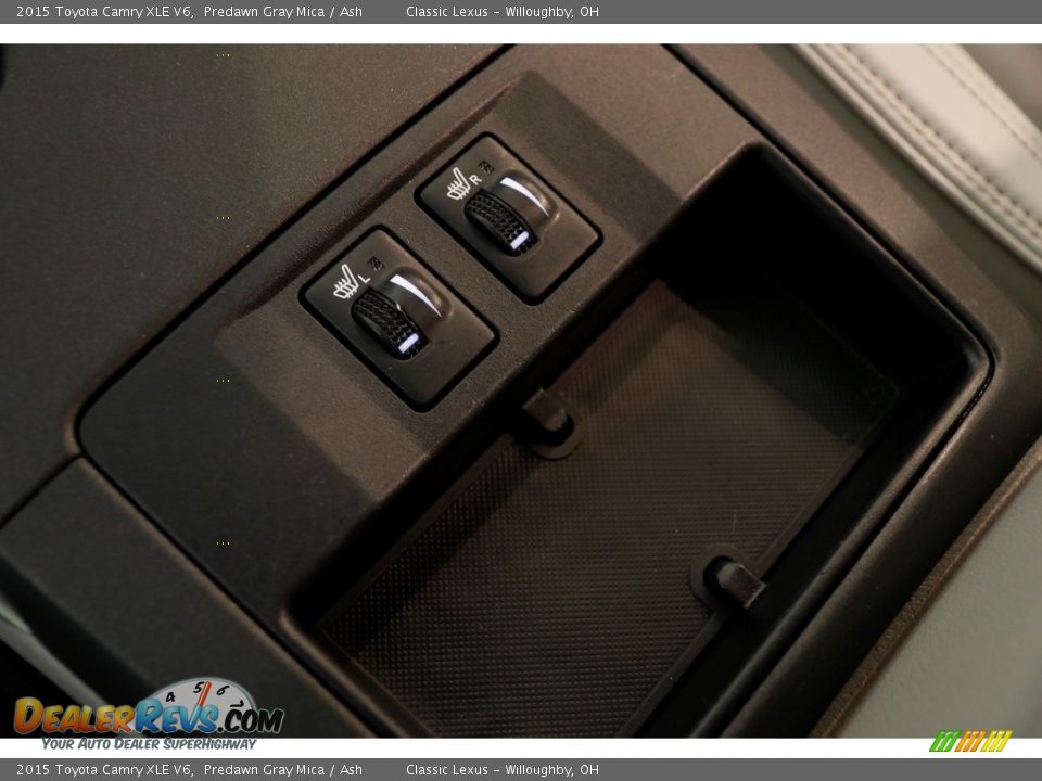 2015 Toyota Camry XLE V6 Predawn Gray Mica / Ash Photo #16