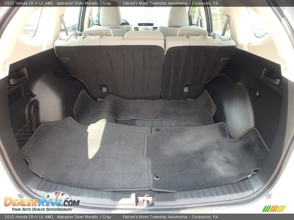 2015 Honda CR-V LX AWD Alabaster Silver Metallic / Gray Photo #5