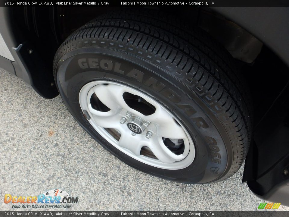 2015 Honda CR-V LX AWD Alabaster Silver Metallic / Gray Photo #10