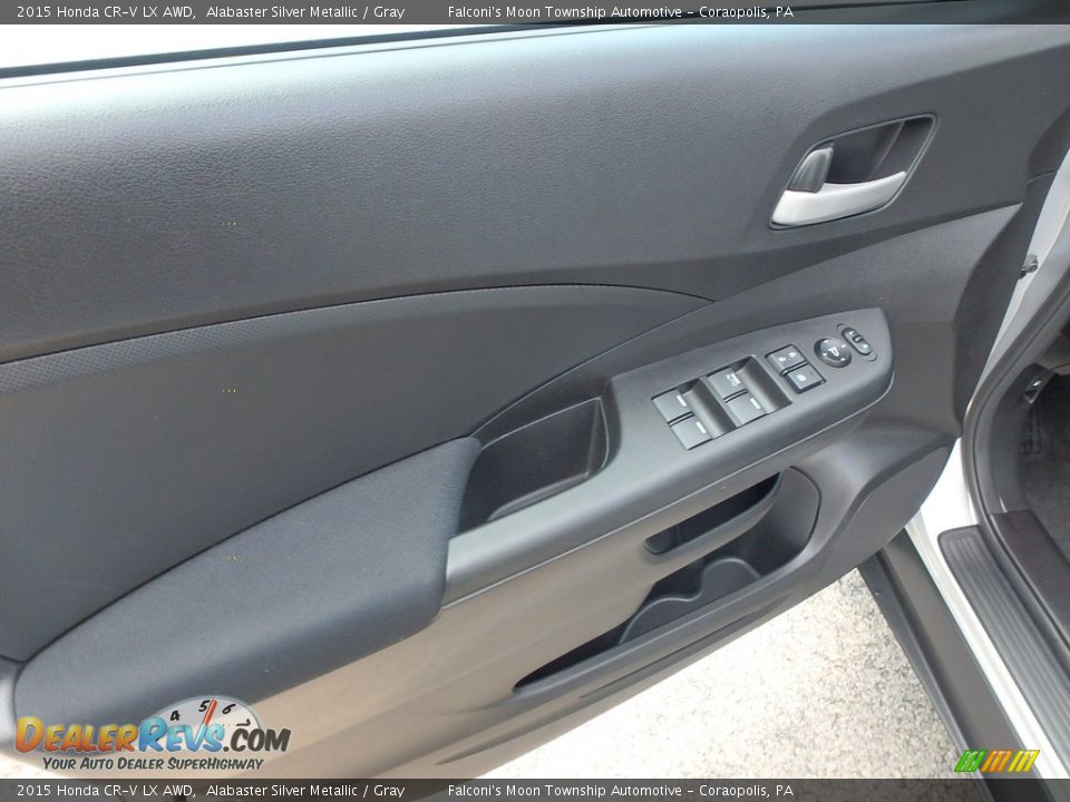 2015 Honda CR-V LX AWD Alabaster Silver Metallic / Gray Photo #20