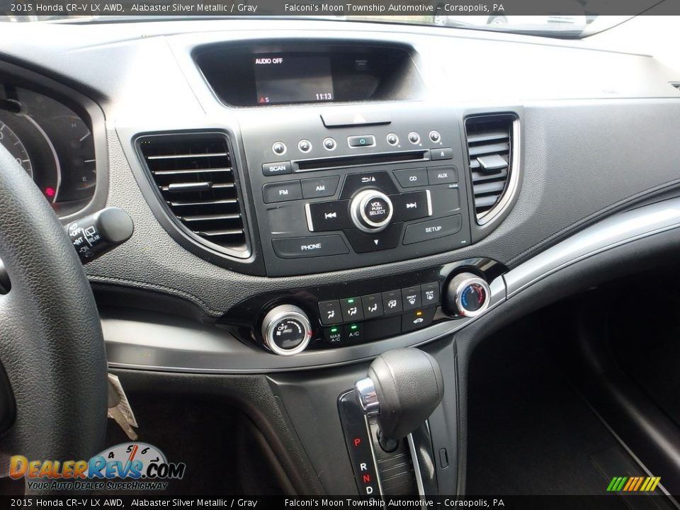 2015 Honda CR-V LX AWD Alabaster Silver Metallic / Gray Photo #22
