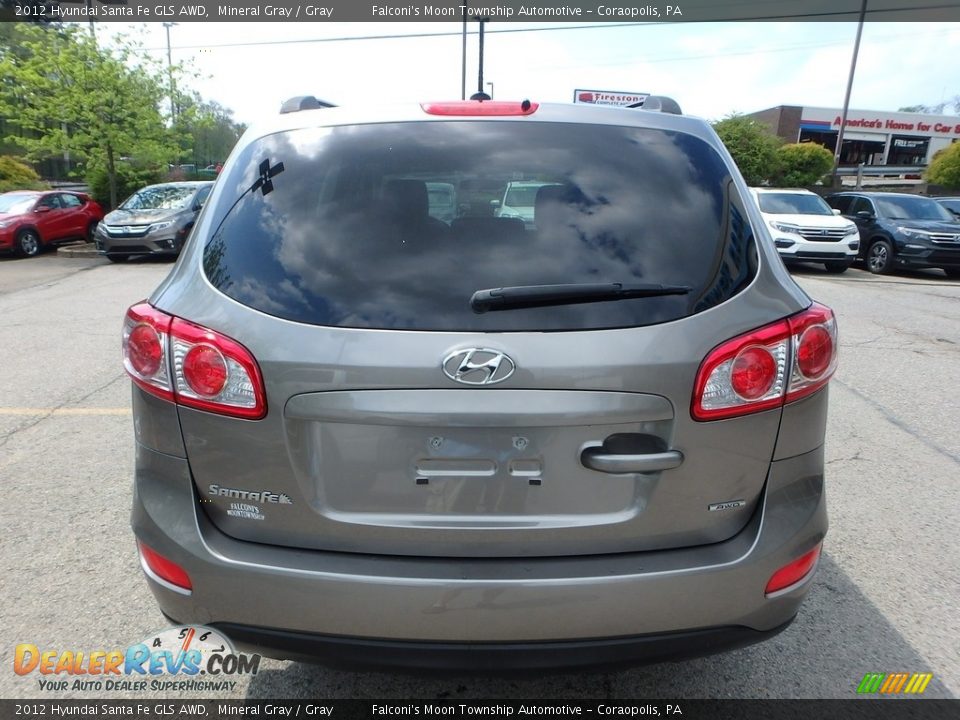 2012 Hyundai Santa Fe GLS AWD Mineral Gray / Gray Photo #4