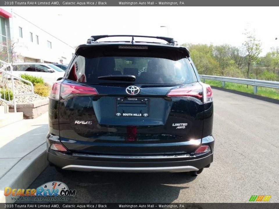 2018 Toyota RAV4 Limited AWD Galactic Aqua Mica / Black Photo #3