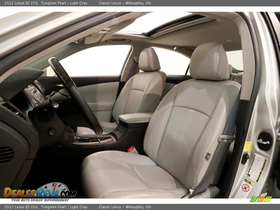 2012 Lexus ES 350 Tungsten Pearl / Light Gray Photo #5