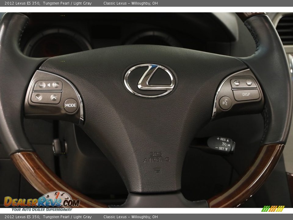 2012 Lexus ES 350 Tungsten Pearl / Light Gray Photo #7