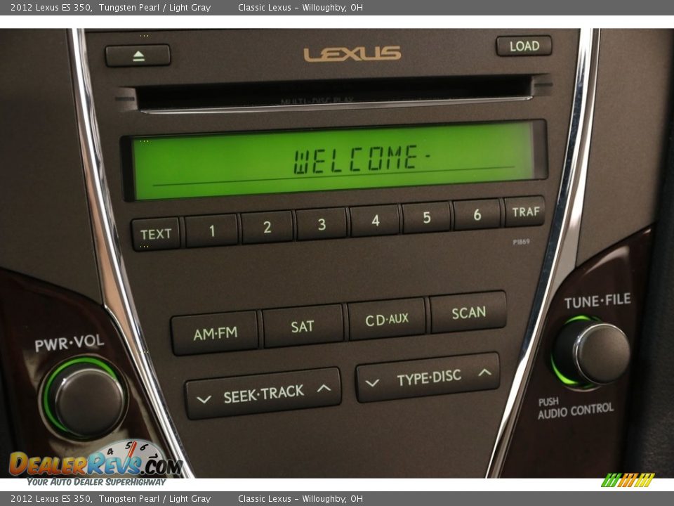 2012 Lexus ES 350 Tungsten Pearl / Light Gray Photo #10