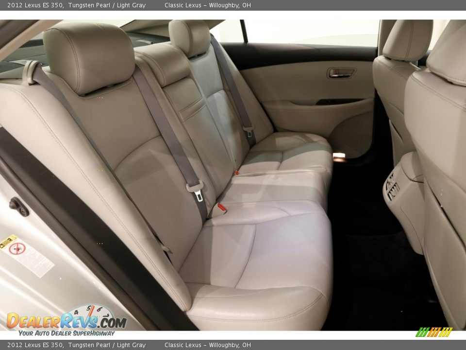 2012 Lexus ES 350 Tungsten Pearl / Light Gray Photo #14