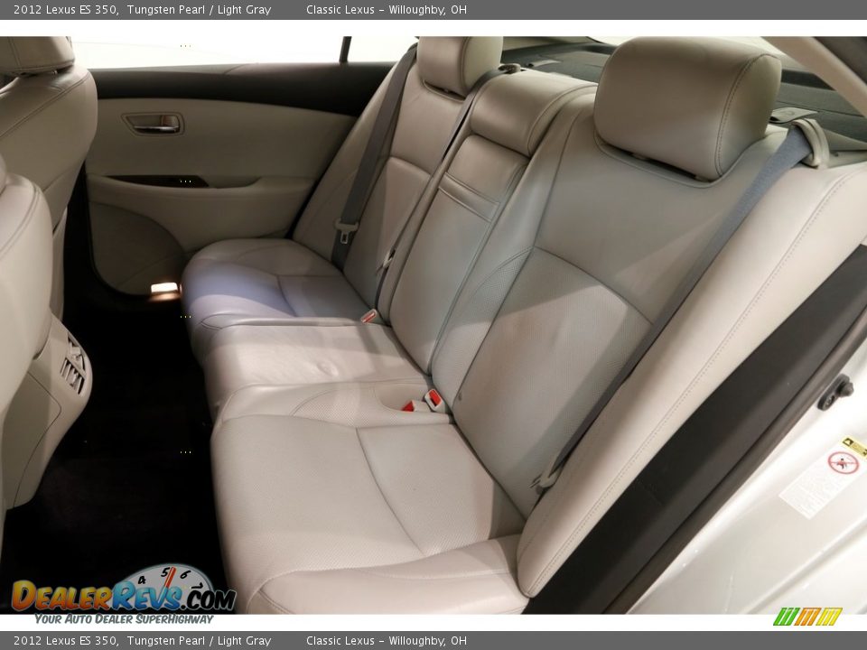 2012 Lexus ES 350 Tungsten Pearl / Light Gray Photo #15