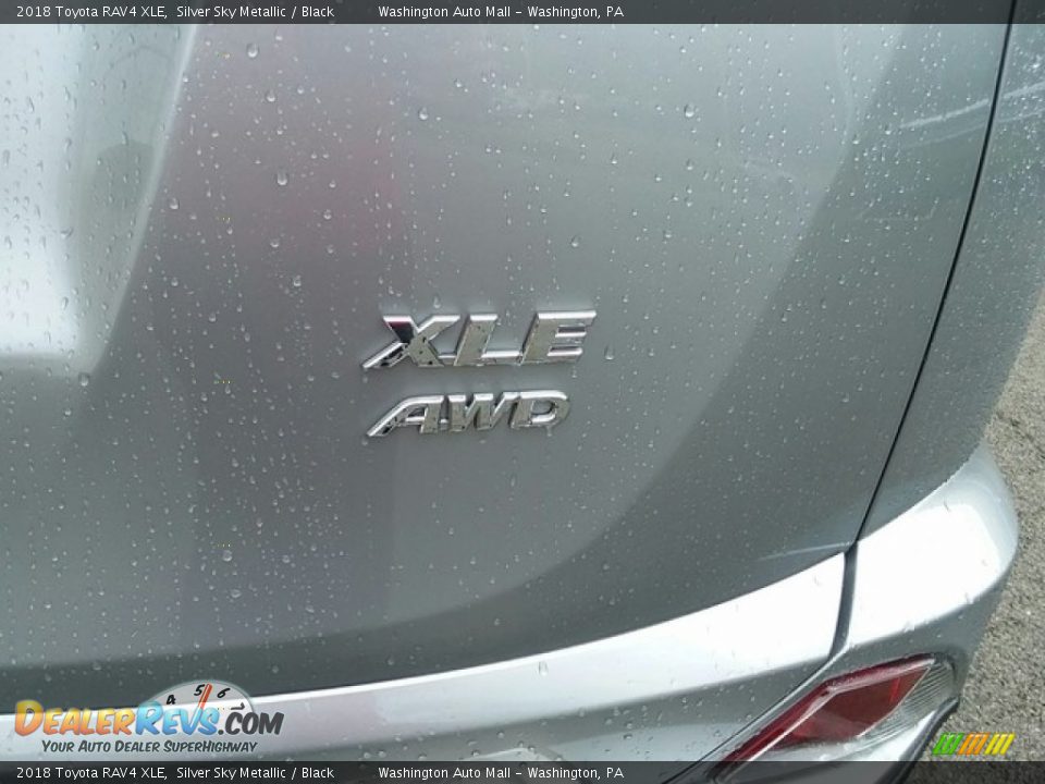 2018 Toyota RAV4 XLE Silver Sky Metallic / Black Photo #4