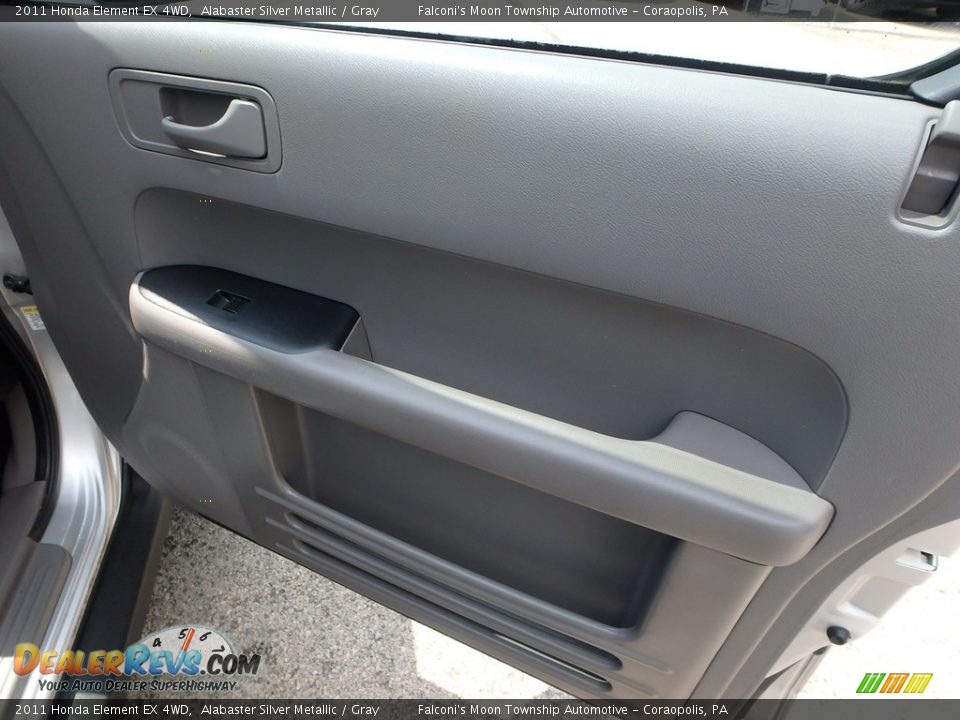 2011 Honda Element EX 4WD Alabaster Silver Metallic / Gray Photo #13