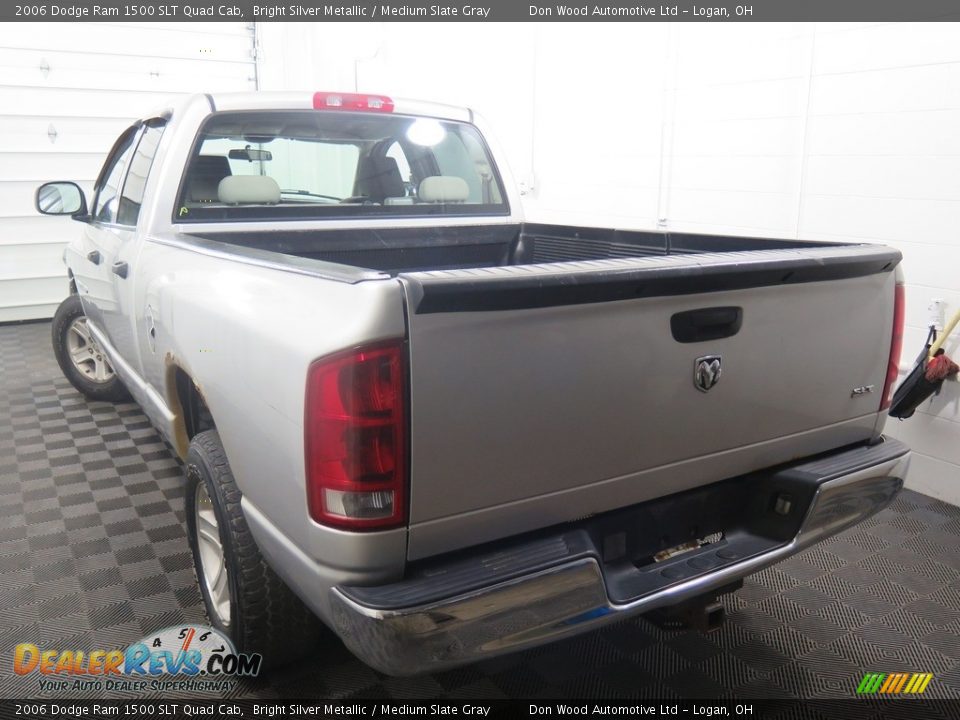 2006 Dodge Ram 1500 SLT Quad Cab Bright Silver Metallic / Medium Slate Gray Photo #6