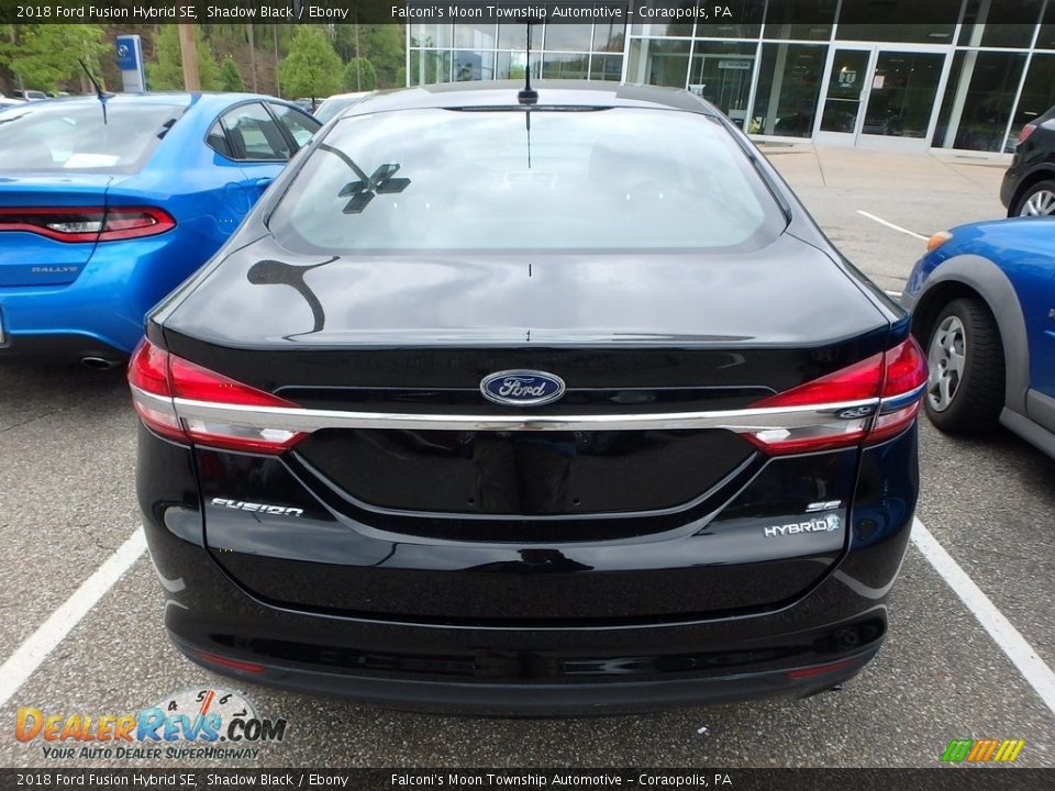2018 Ford Fusion Hybrid SE Shadow Black / Ebony Photo #3