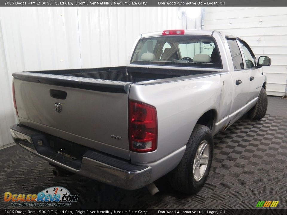 2006 Dodge Ram 1500 SLT Quad Cab Bright Silver Metallic / Medium Slate Gray Photo #8