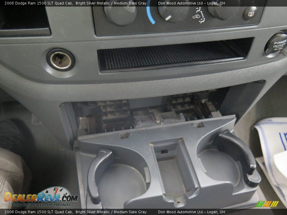 2006 Dodge Ram 1500 SLT Quad Cab Bright Silver Metallic / Medium Slate Gray Photo #16