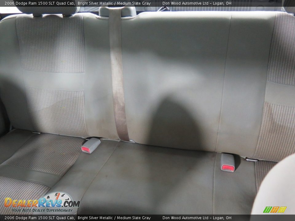 2006 Dodge Ram 1500 SLT Quad Cab Bright Silver Metallic / Medium Slate Gray Photo #17