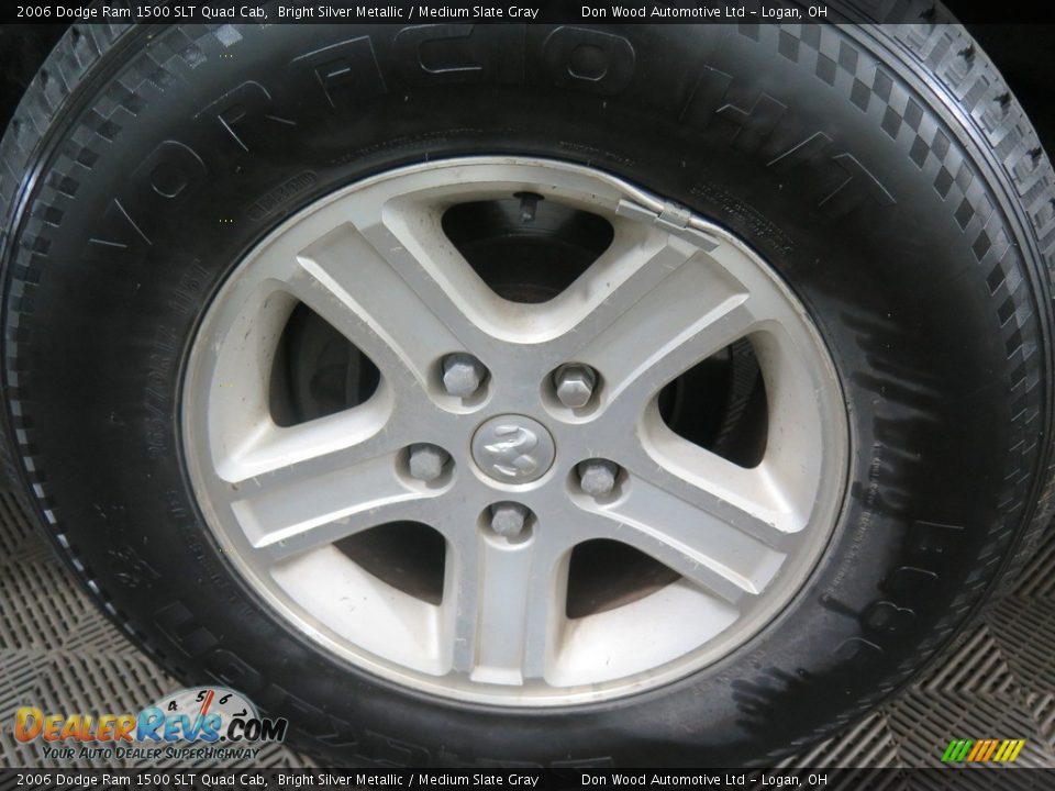 2006 Dodge Ram 1500 SLT Quad Cab Bright Silver Metallic / Medium Slate Gray Photo #20