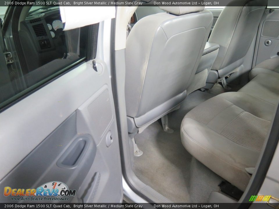 2006 Dodge Ram 1500 SLT Quad Cab Bright Silver Metallic / Medium Slate Gray Photo #25