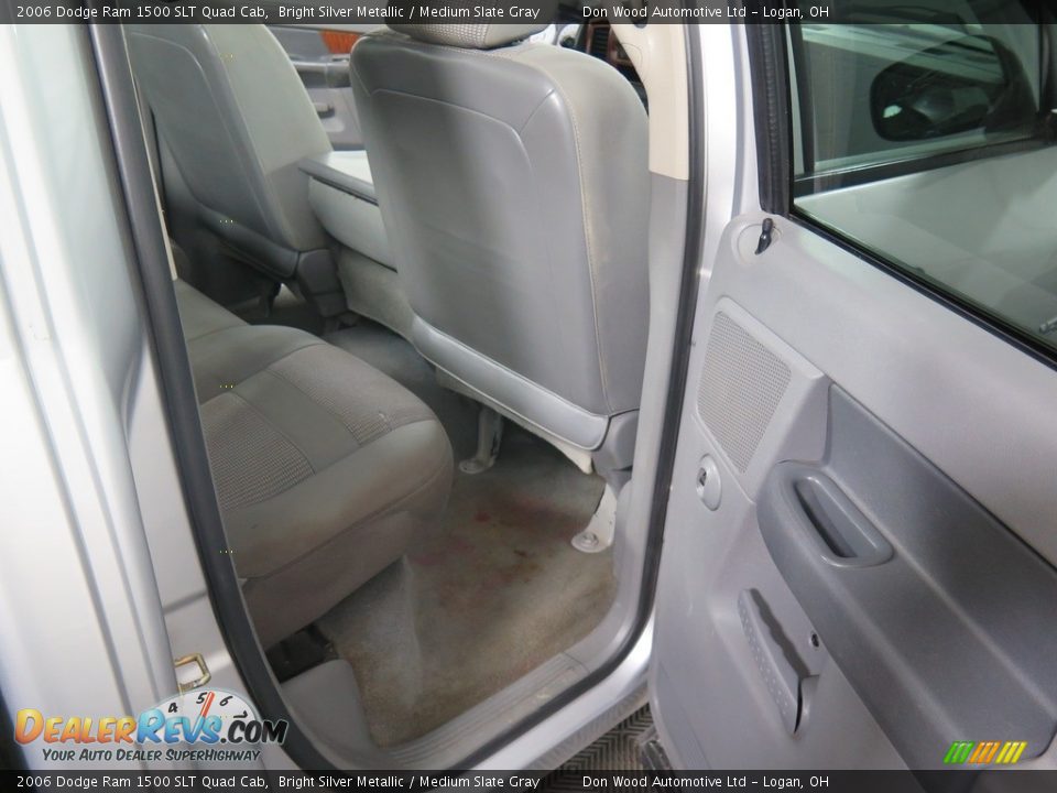 2006 Dodge Ram 1500 SLT Quad Cab Bright Silver Metallic / Medium Slate Gray Photo #26