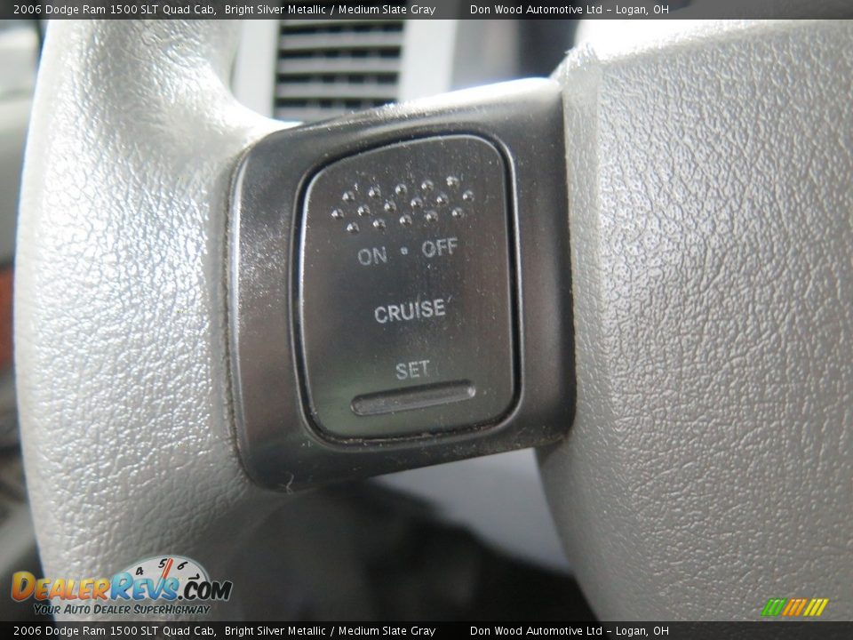 2006 Dodge Ram 1500 SLT Quad Cab Bright Silver Metallic / Medium Slate Gray Photo #29