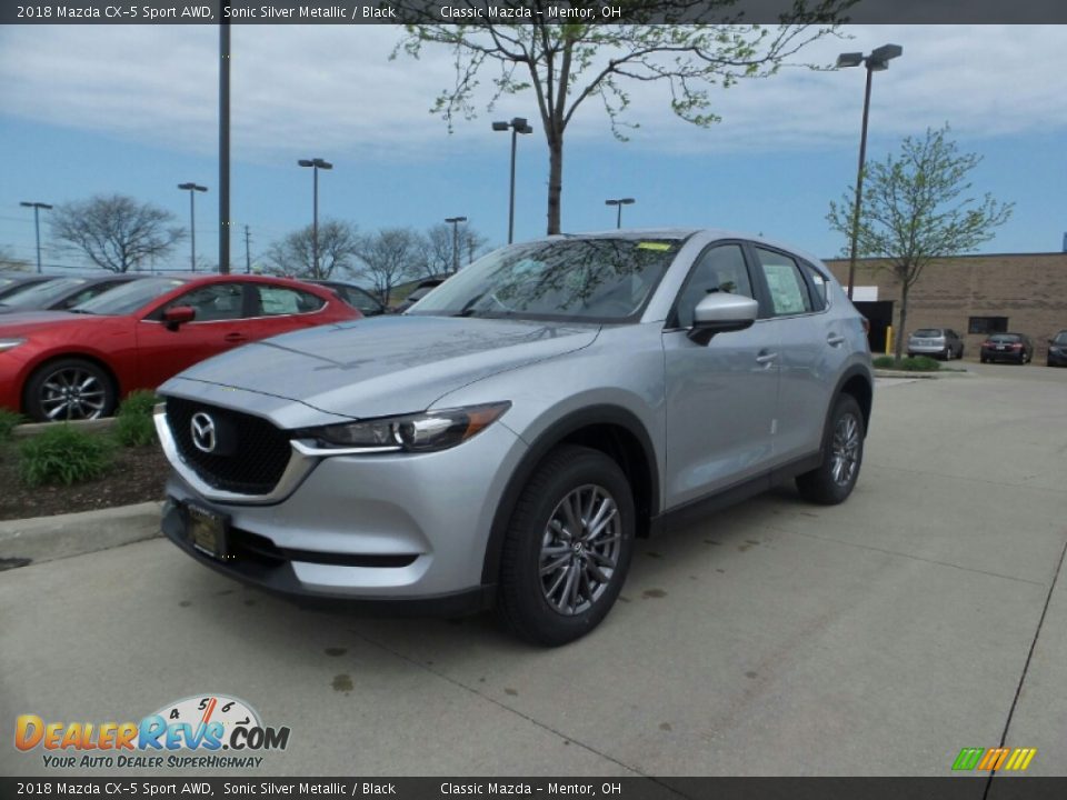 2018 Mazda CX-5 Sport AWD Sonic Silver Metallic / Black Photo #1