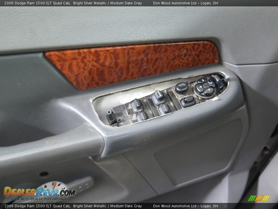 2006 Dodge Ram 1500 SLT Quad Cab Bright Silver Metallic / Medium Slate Gray Photo #32