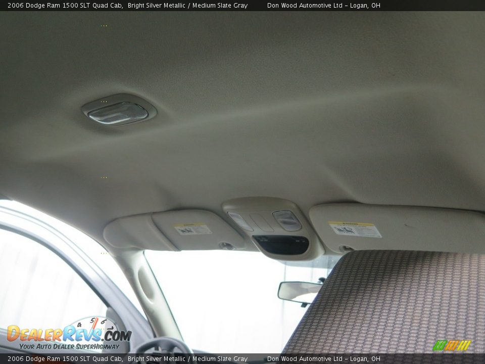 2006 Dodge Ram 1500 SLT Quad Cab Bright Silver Metallic / Medium Slate Gray Photo #33