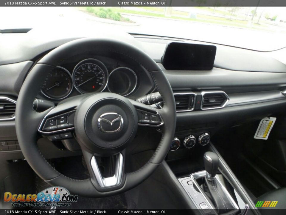 2018 Mazda CX-5 Sport AWD Sonic Silver Metallic / Black Photo #3