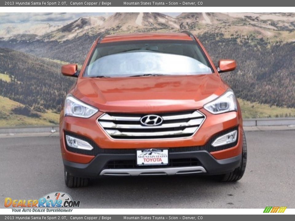 2013 Hyundai Santa Fe Sport 2.0T Canyon Copper / Beige Photo #4