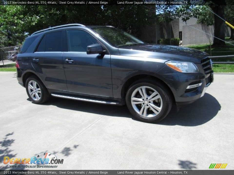 2013 Mercedes-Benz ML 350 4Matic Steel Grey Metallic / Almond Beige Photo #1