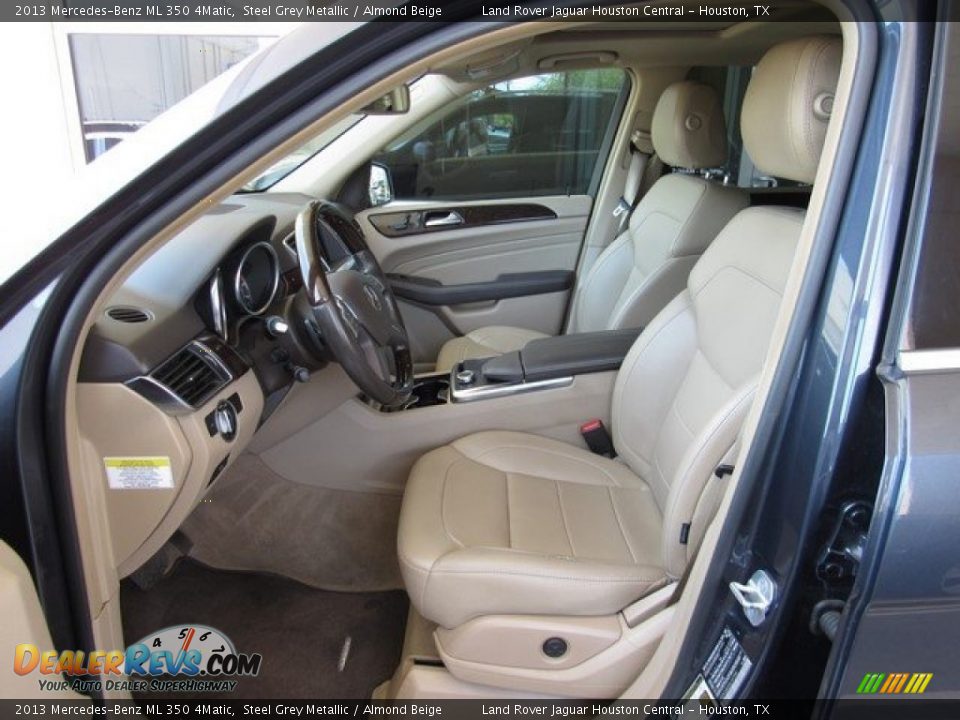 2013 Mercedes-Benz ML 350 4Matic Steel Grey Metallic / Almond Beige Photo #3