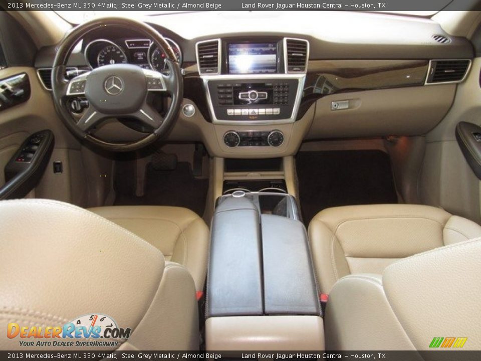 2013 Mercedes-Benz ML 350 4Matic Steel Grey Metallic / Almond Beige Photo #4
