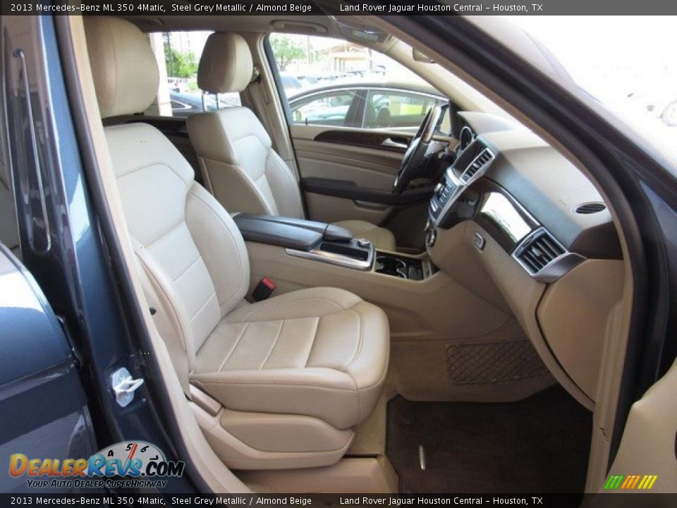 2013 Mercedes-Benz ML 350 4Matic Steel Grey Metallic / Almond Beige Photo #5