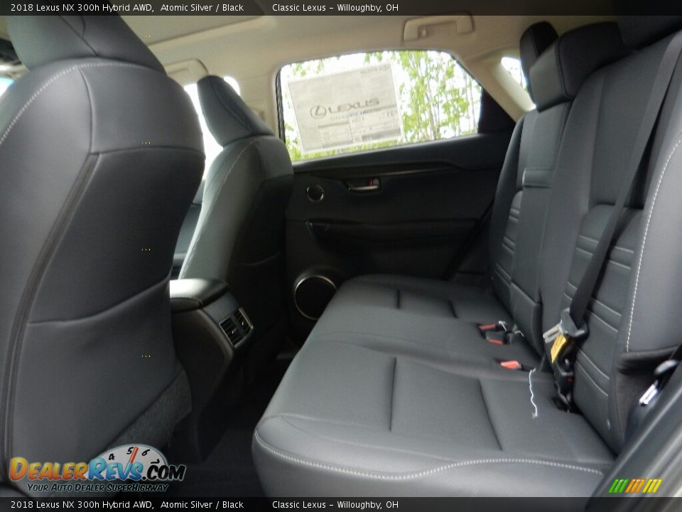 Rear Seat of 2018 Lexus NX 300h Hybrid AWD Photo #4