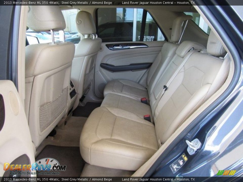 2013 Mercedes-Benz ML 350 4Matic Steel Grey Metallic / Almond Beige Photo #13