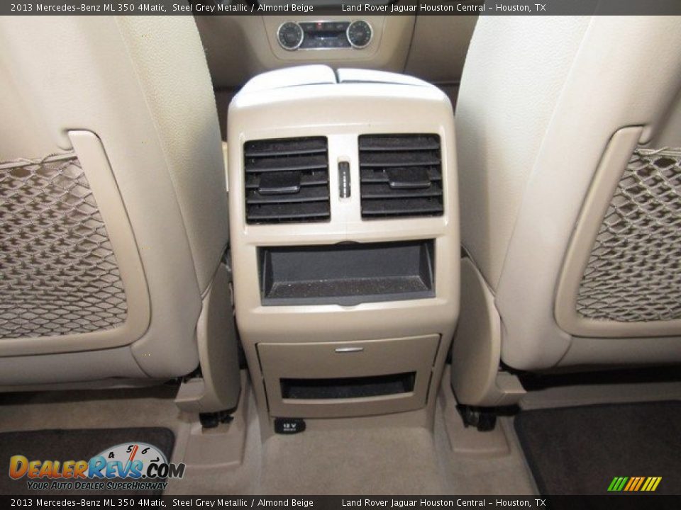 2013 Mercedes-Benz ML 350 4Matic Steel Grey Metallic / Almond Beige Photo #16