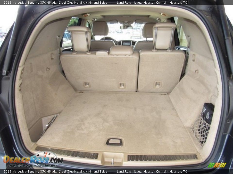 2013 Mercedes-Benz ML 350 4Matic Steel Grey Metallic / Almond Beige Photo #18