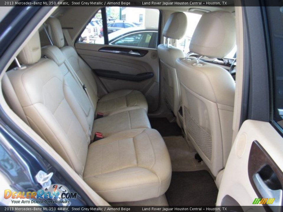 2013 Mercedes-Benz ML 350 4Matic Steel Grey Metallic / Almond Beige Photo #19
