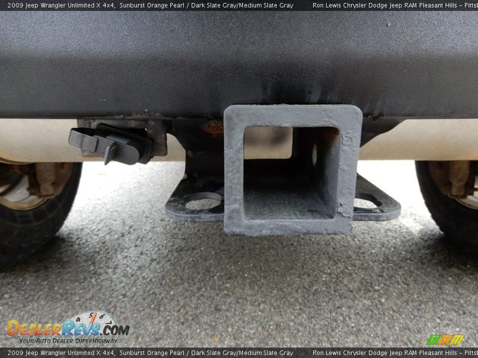 2009 Jeep Wrangler Unlimited X 4x4 Sunburst Orange Pearl / Dark Slate Gray/Medium Slate Gray Photo #6